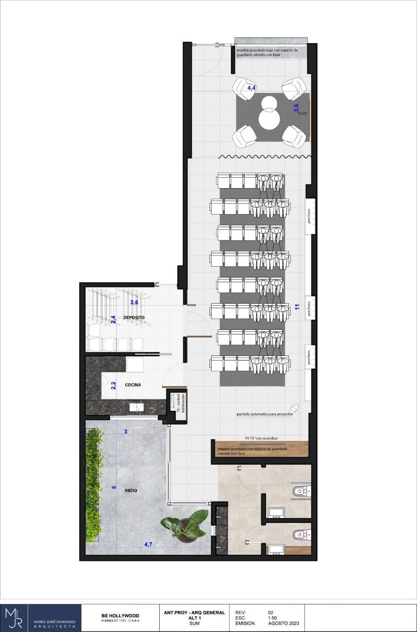 Plano escuela